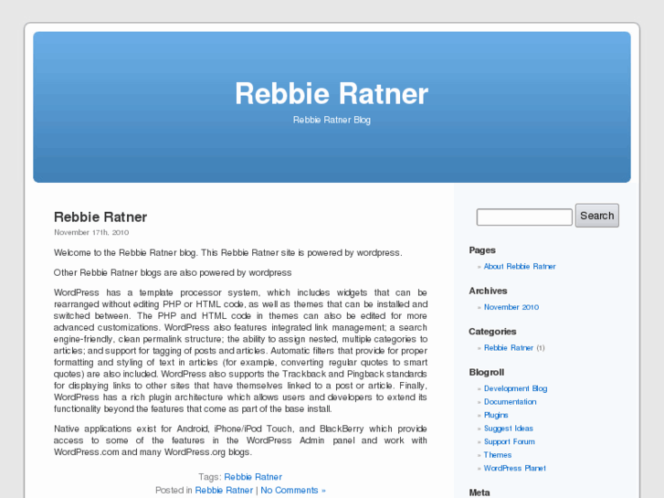 www.rebbieratner.net