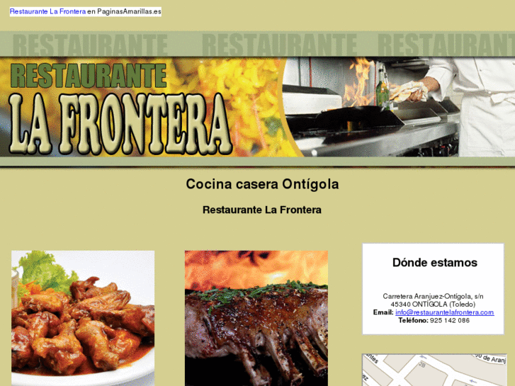 www.restaurantelafrontera.com