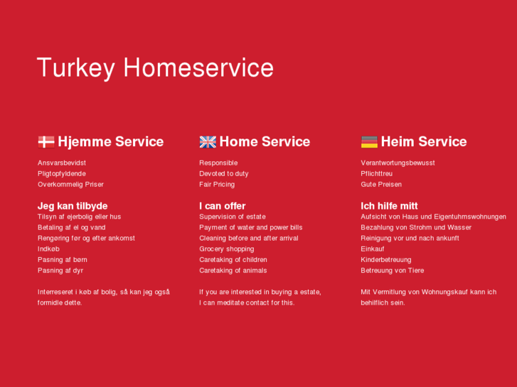 www.turkeyhomeservice.com