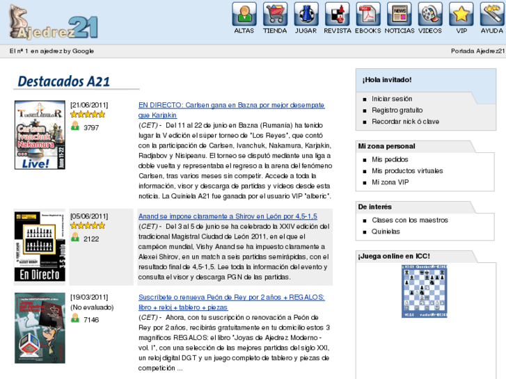 www.ajedrez21.com