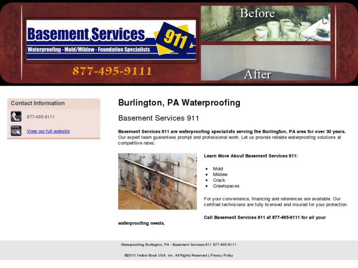 www.basementservices911burlington.com