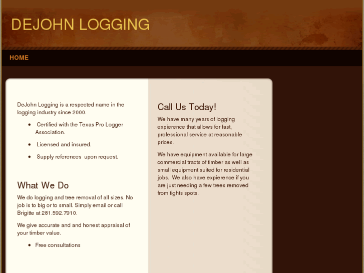 www.dejohnlogging.com