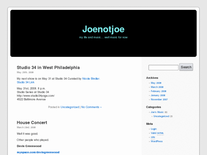 www.joenotjoe.com