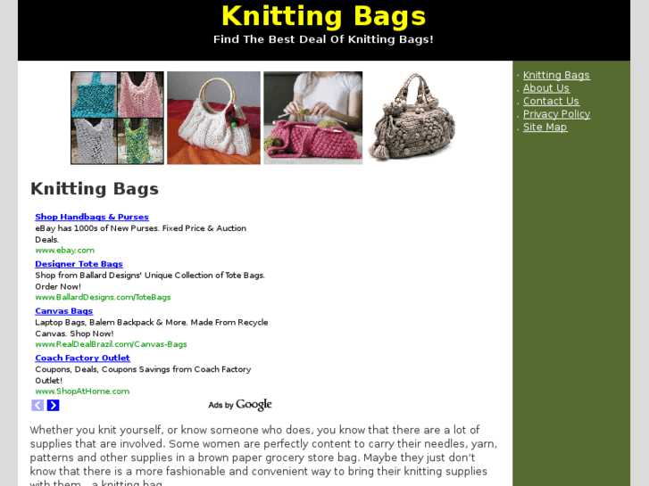 www.knittingbags.org