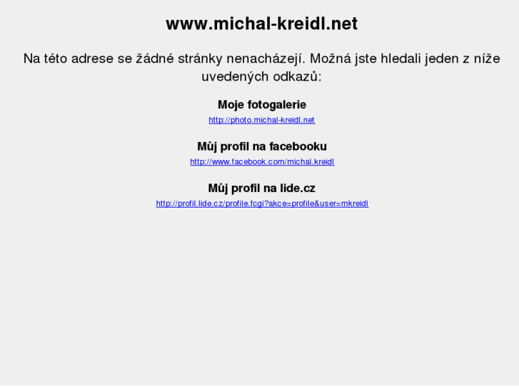 www.michal-kreidl.net