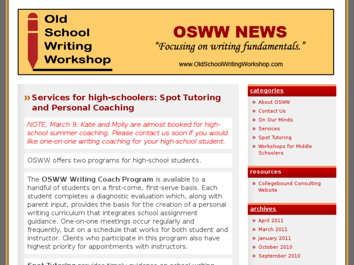 www.oldschoolwritingworkshop.com