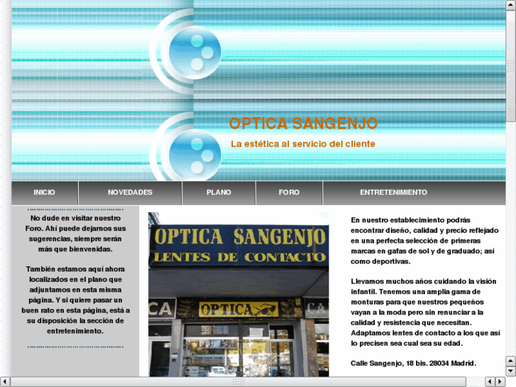 www.opticasangenjo.es