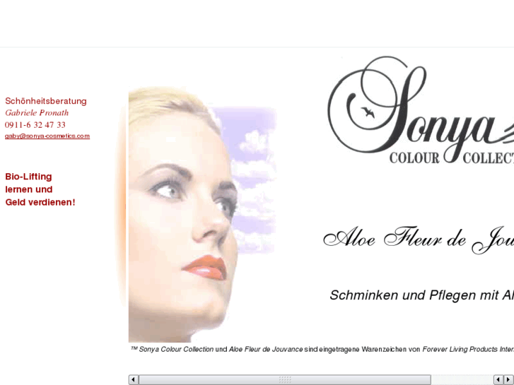 www.sonya-cosmetics.com