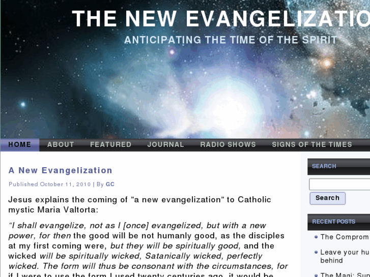 www.thenewevangelization.net