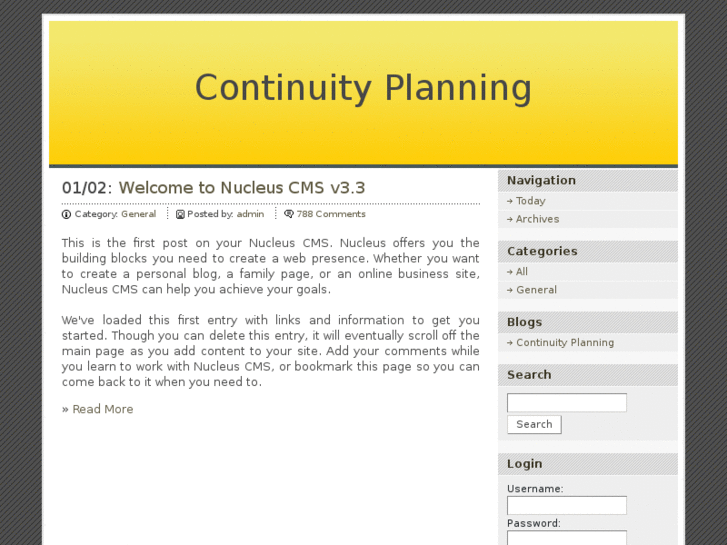 www.continuityplanning.org