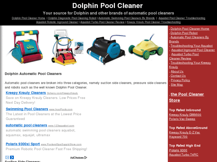 www.dolphinpoolcleaner.info