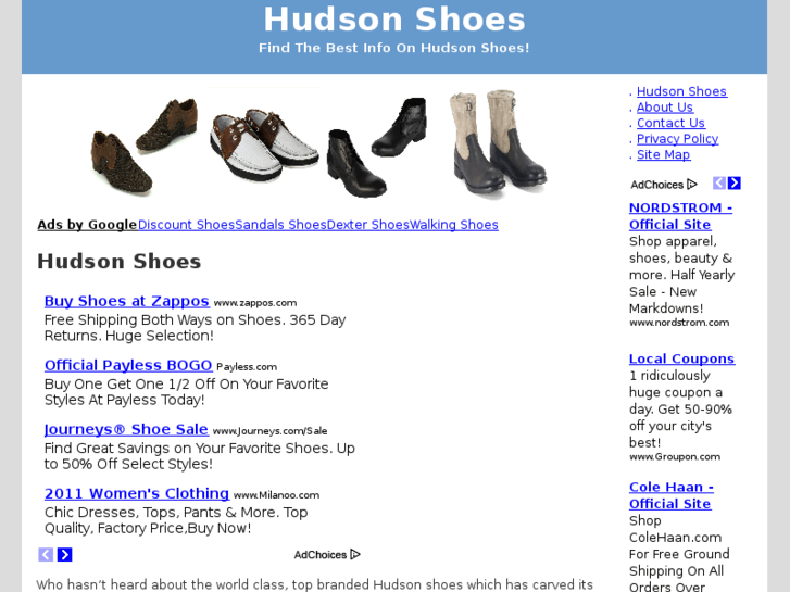 www.hudsonshoes.net