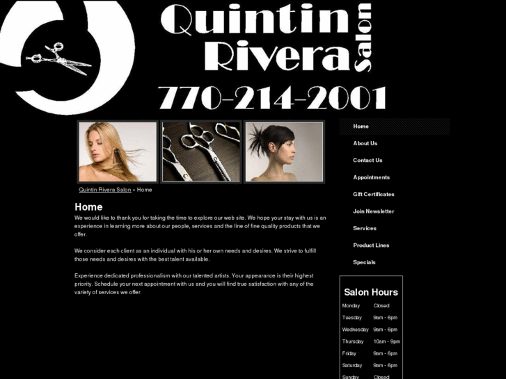 www.quintinriverasalon.com