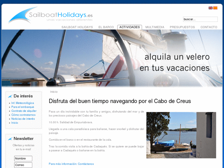 www.sailboatholidays.es