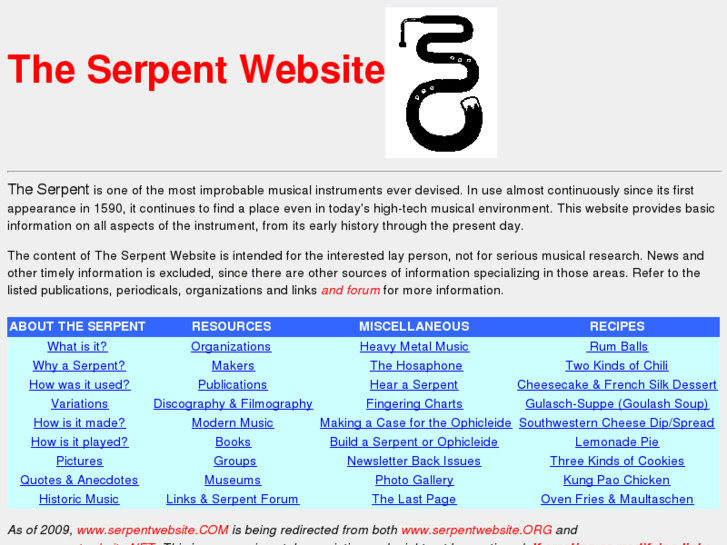 www.serpentwebsite.com