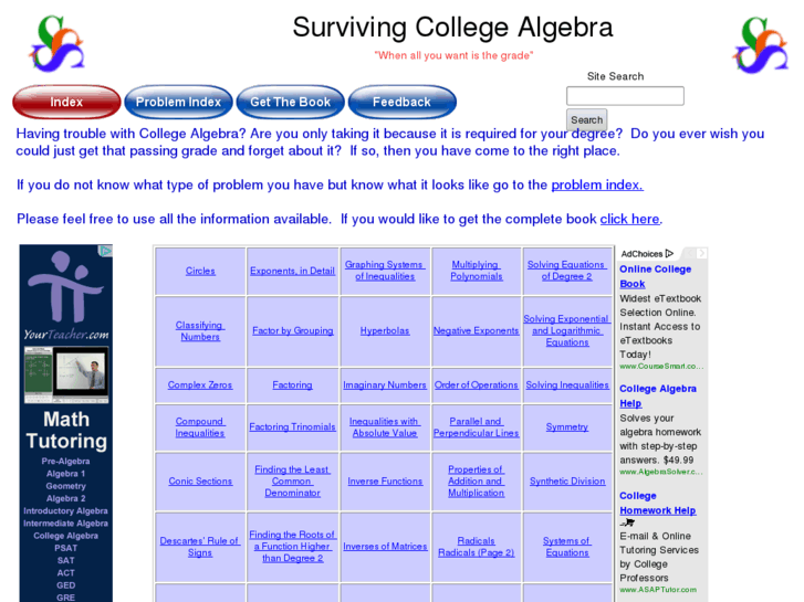 www.survivingcollegealgebra.com