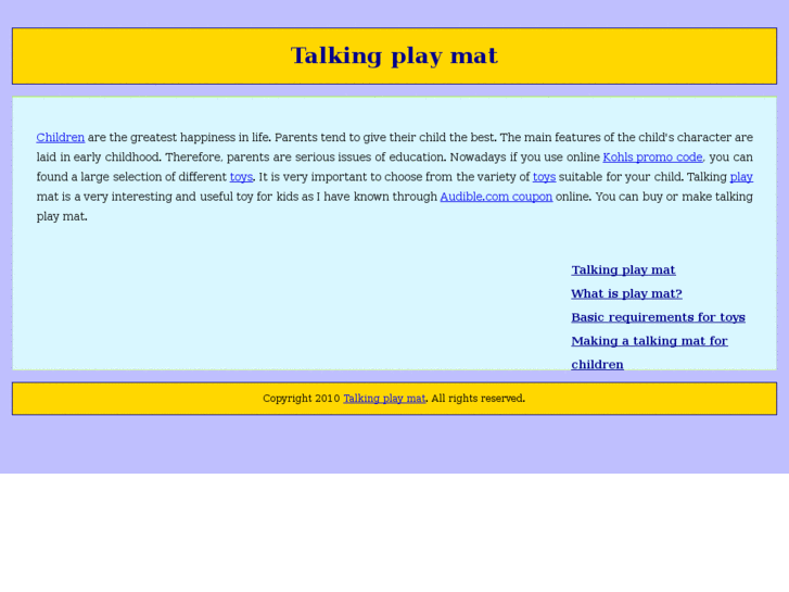 www.talking-play-mat.com