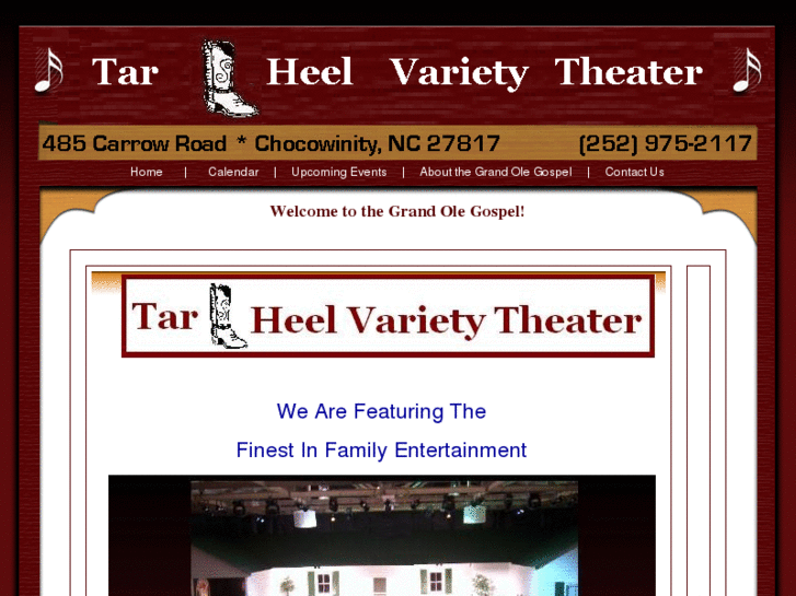 www.tarheelvarietytheater.com