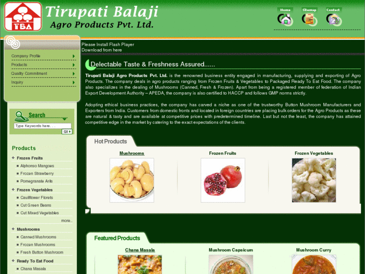 www.tirupatibalajiagroproducts.com