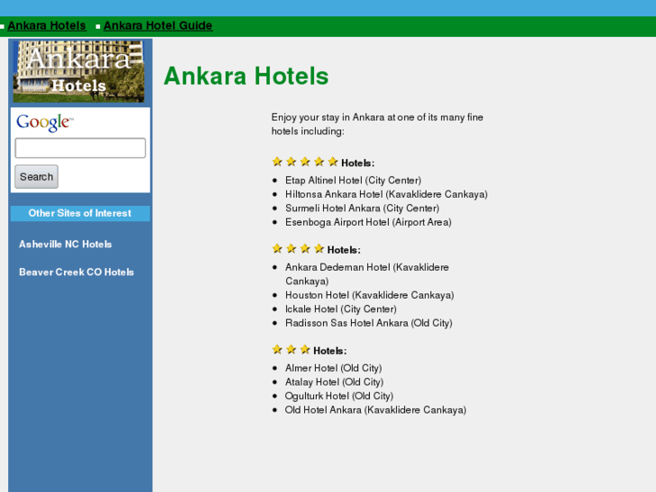 www.ankarahotel.com