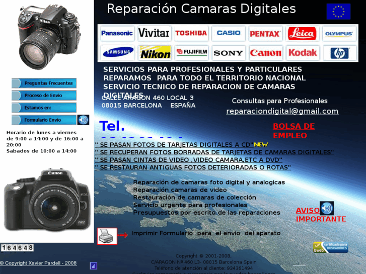 www.reparacioncamarasdigitales.com