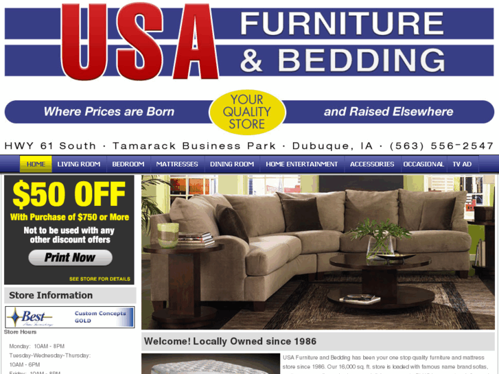 www.usafurnitureandbedding.com