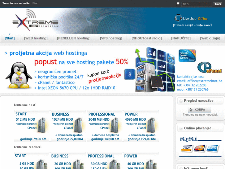 www.extremehost.ba