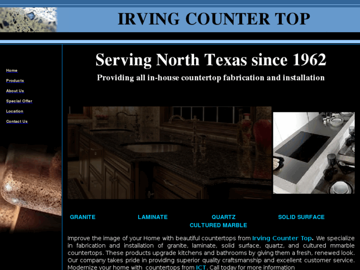 www.irvingcountertop.net