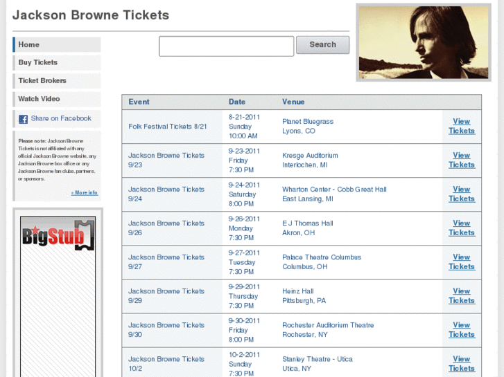 www.jacksonbrownetickets.net