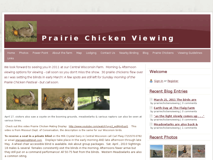 www.prairiechickenviewing.com