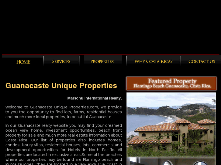 www.guanacasteuniqueproperties.com