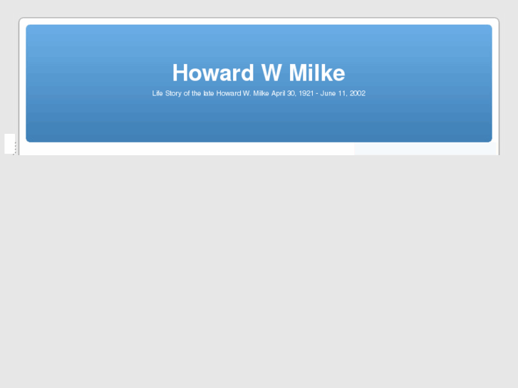 www.howardwmilke.info