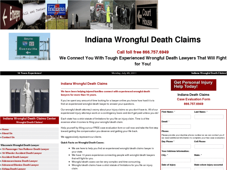 www.indianawrongfuldeathclaims.com