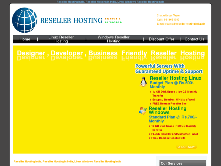 www.resellerhostingindia.biz