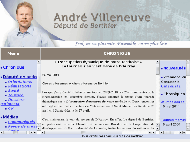 www.andrevilleneuve.net