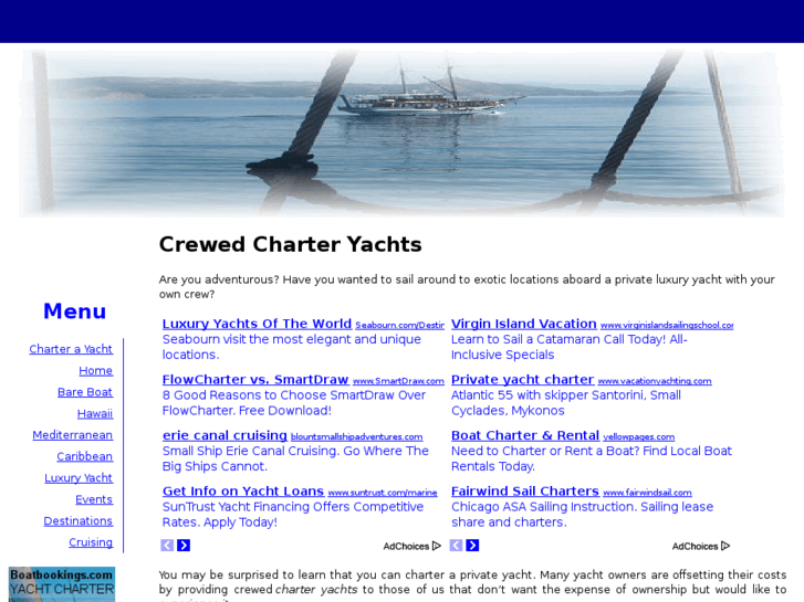 www.crewedcharteryachts.com