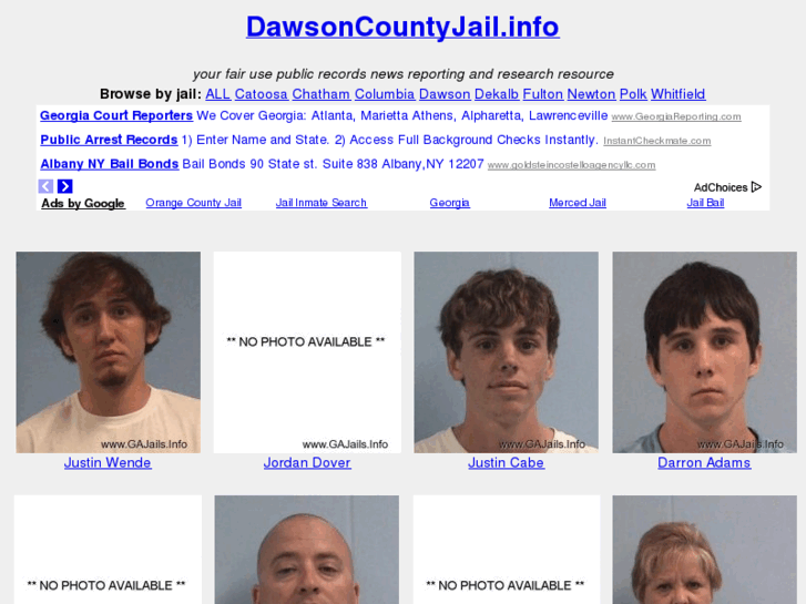 www.dawsoncountyjail.info