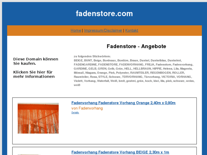 www.fadenstore.com