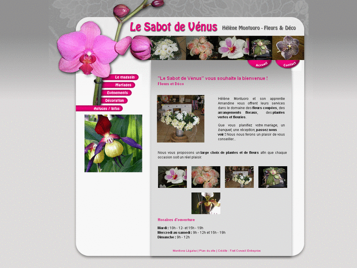 www.fleuriste-lesabotdevenus.com