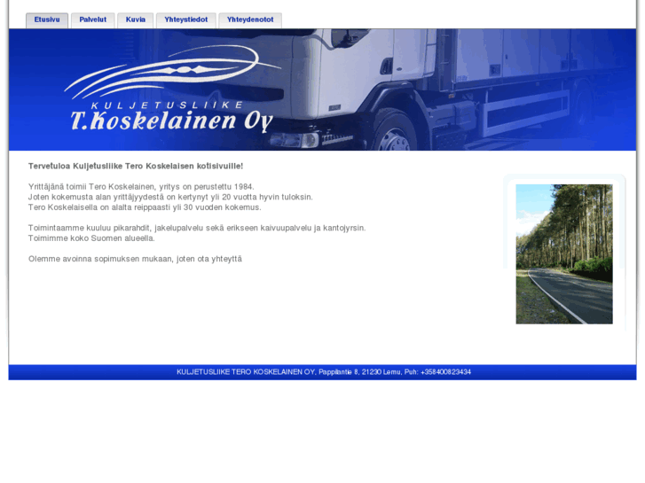 www.kuljetusliike-koskelainen.com