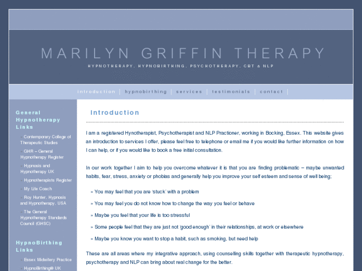 www.marilyngriffintherapy.com