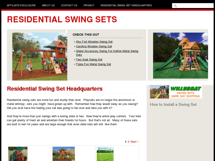 www.residentialswingsets.net