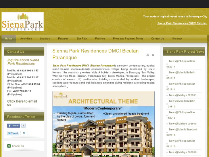 www.siennaparkresidences.com