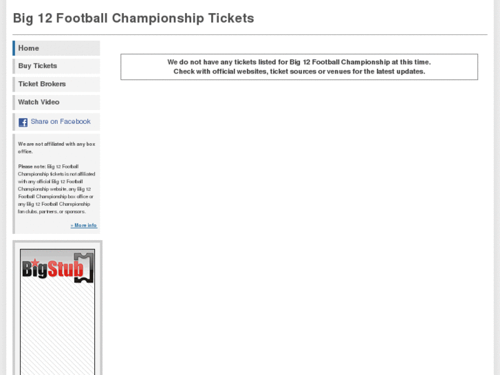 www.big12footballchampionshiptickets.com