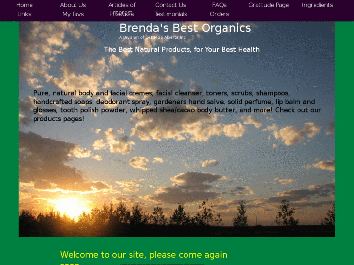 www.brendasbestorganics.com