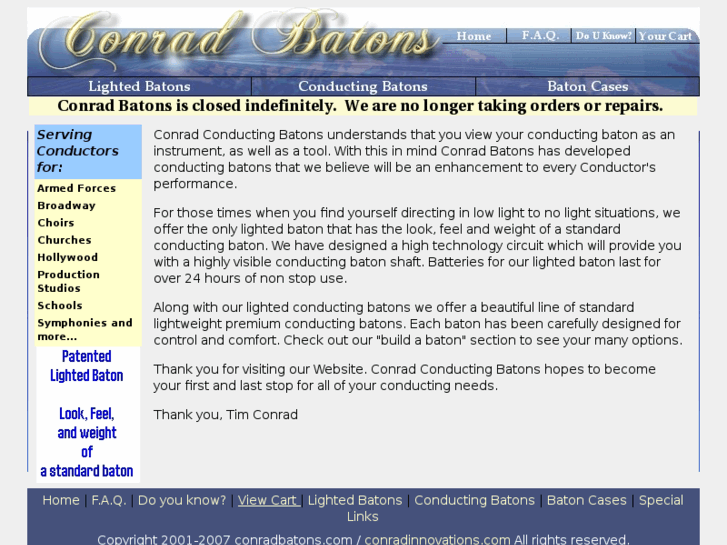 www.conradbatons.com