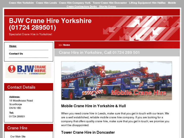 www.cranehireyorkshire.net