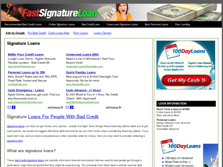 www.fastsignatureloan.com