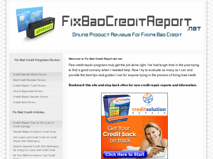 www.fixbadcreditreport.net