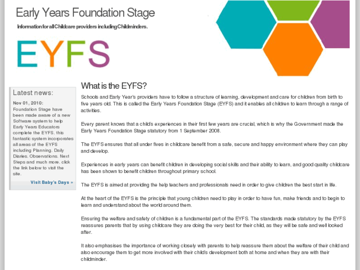 www.foundationstage.co.uk